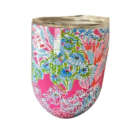 Lilly Pulitzer Insulated Stemless Tumbler cup - Picture 5 of 11